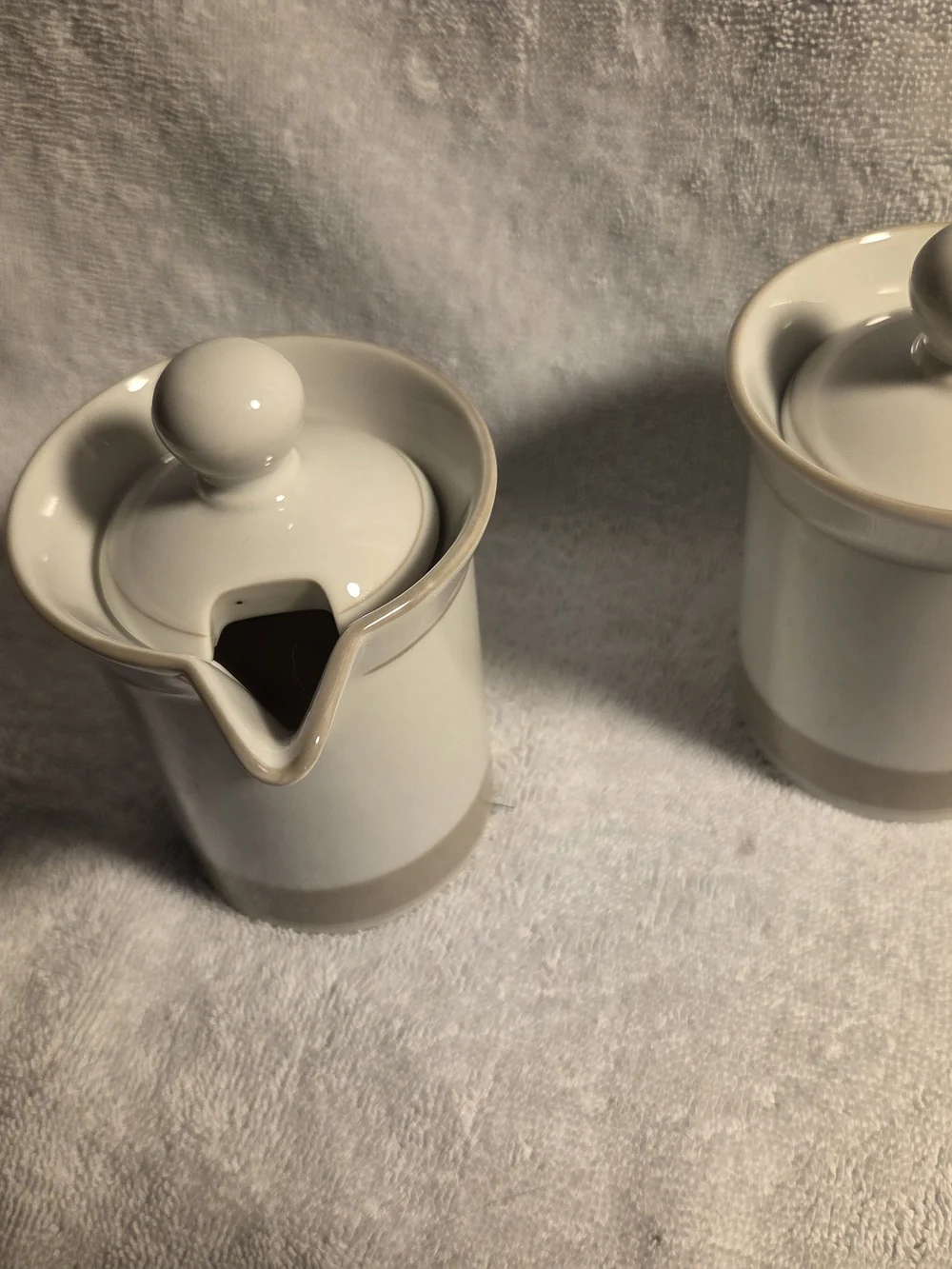 Dansk Concerto Alkegro Tsupe Mid Century Modern Creamer and Sugar  Set